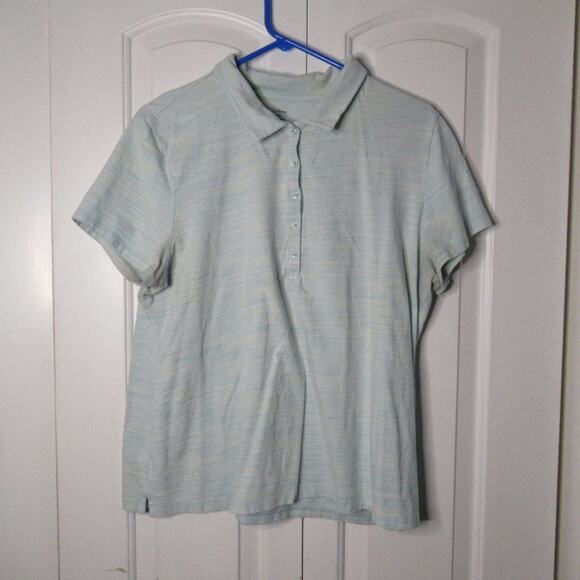 croft & barrow Tops - Croft & Barrow blue "The Classic Polo"